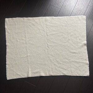 Cozy Cream Textured Baby Blanket